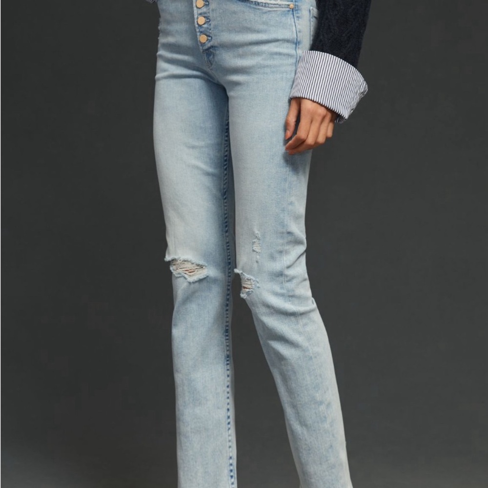 MOTHER The Tomcat High-rise Straight Jeans